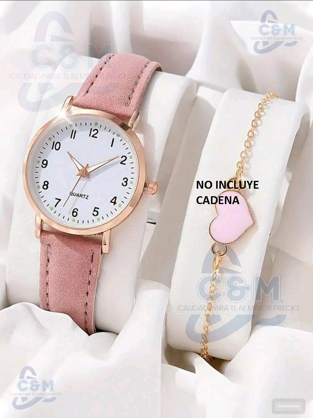 RELOJ SENCILLO ROSA NO INCLUYE CADENA R55